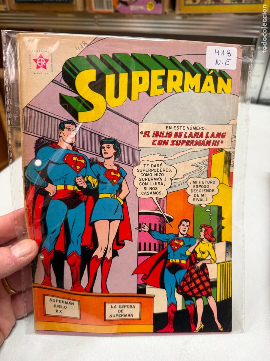 Tebeos: SUPERMAN EDITORIAL NOVARO NUMERO 418