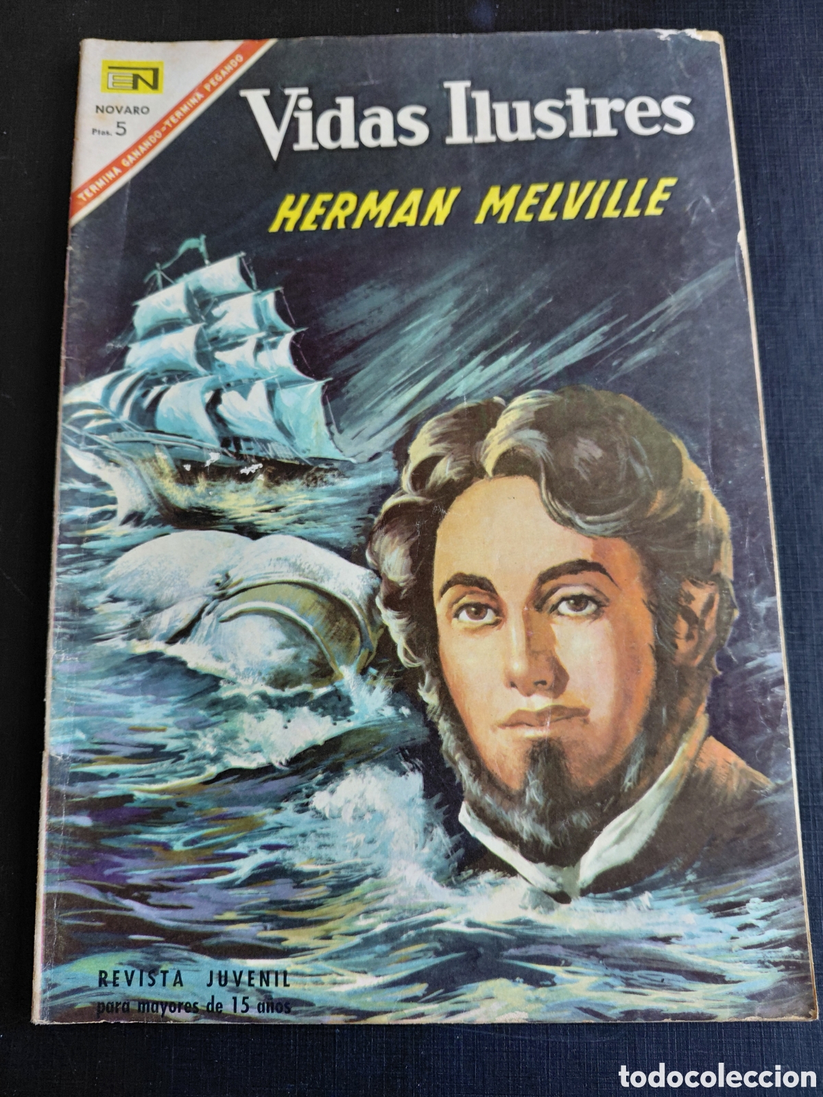Tebeos: NOVARO- VIDAS ILUSTRES- HERMAN MELVILLE