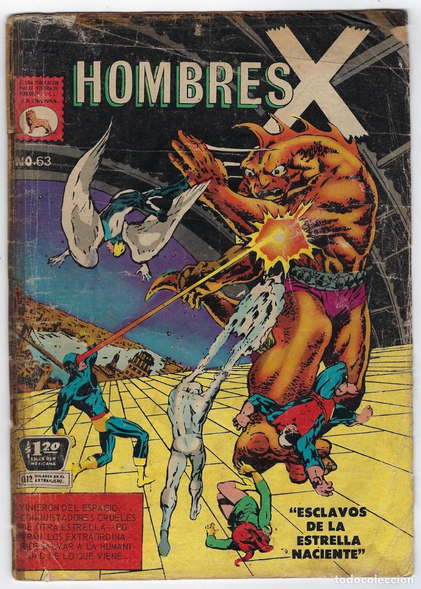 Tebeos: LOS HOMBRES X - N&ordm; 63 - MARZO 31 DE 1971 *** EDITORIAL LA PRENSA M&Eacute;XICO ***