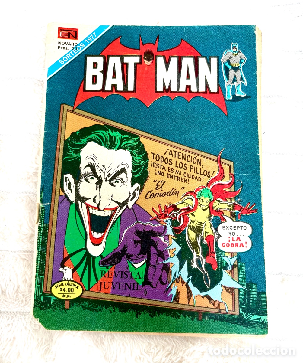 Tebeos: ️ T&iacute;tulo C&oacute;mic Batman N&ordm; 914 (1978) Editorial Novaro - Serie &Aacute;guila (Edici&oacute;n Espa&ntilde;a 20 Ptas)
