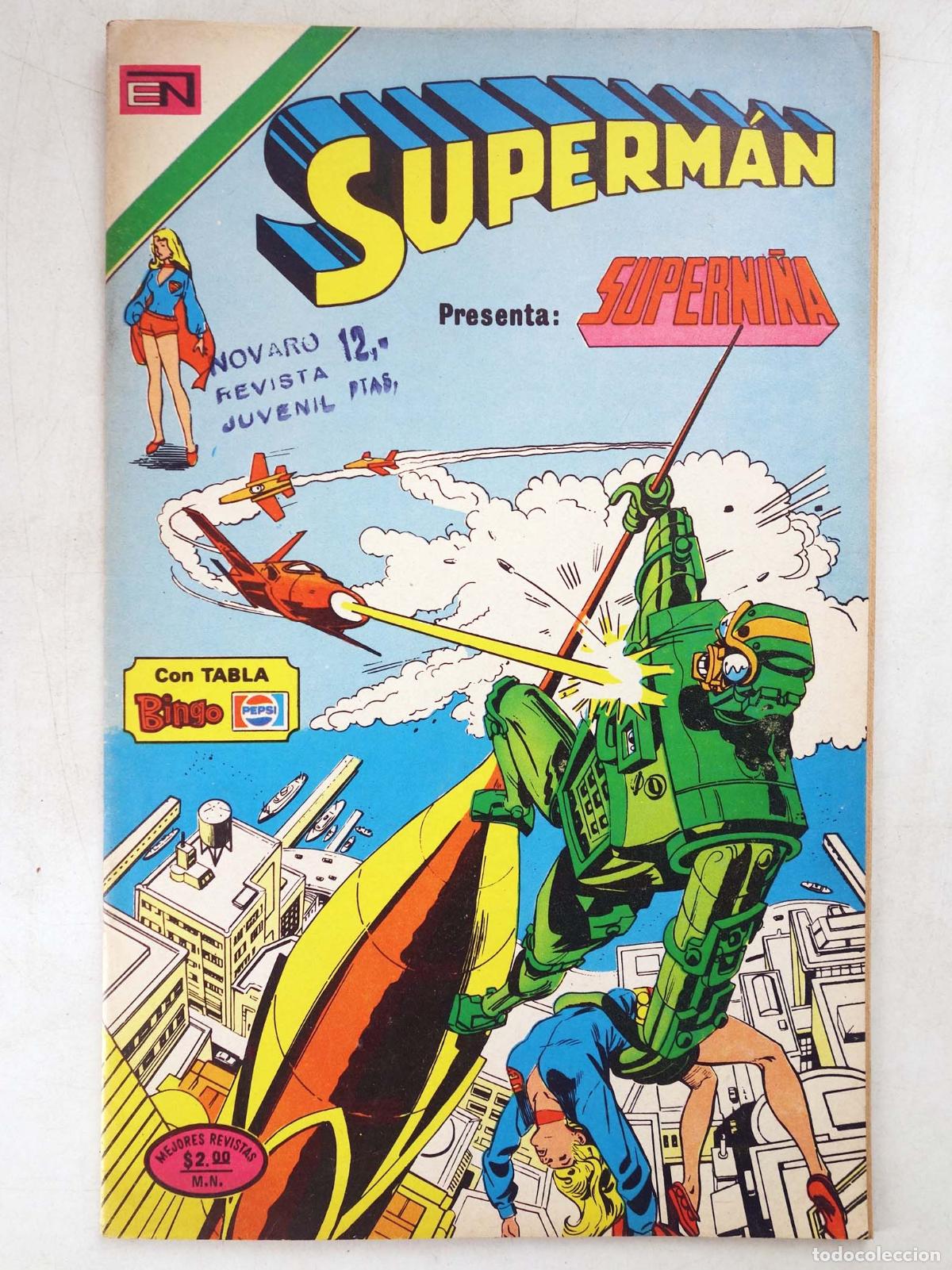 Tebeos: SUPERMAN NOVARO 997. SUPERNI&Ntilde;A. Novaro, 1974