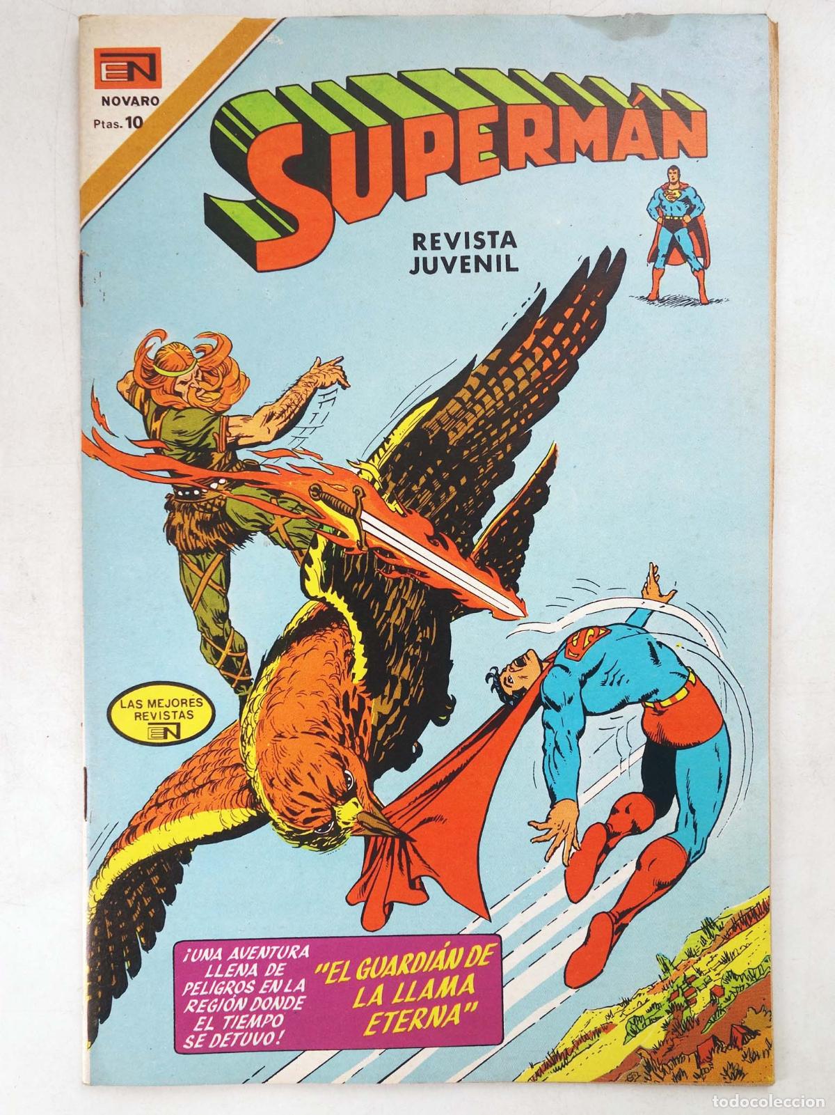 Livros de Banda Desenhada: SUPERMAN NOVARO 988. EL GUARDI&Aacute;N DE LA LLAMA ETRNA (Vvaa) Novaro, 1974