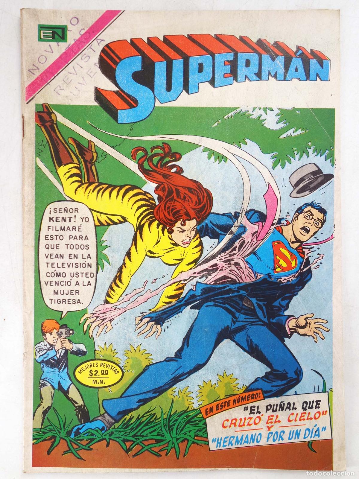 Livros de Banda Desenhada: SUPERMAN NOVARO 972. EL PU&Ntilde;AL QUE CRUZ&Oacute; EL CIELO. Novaro, 1974