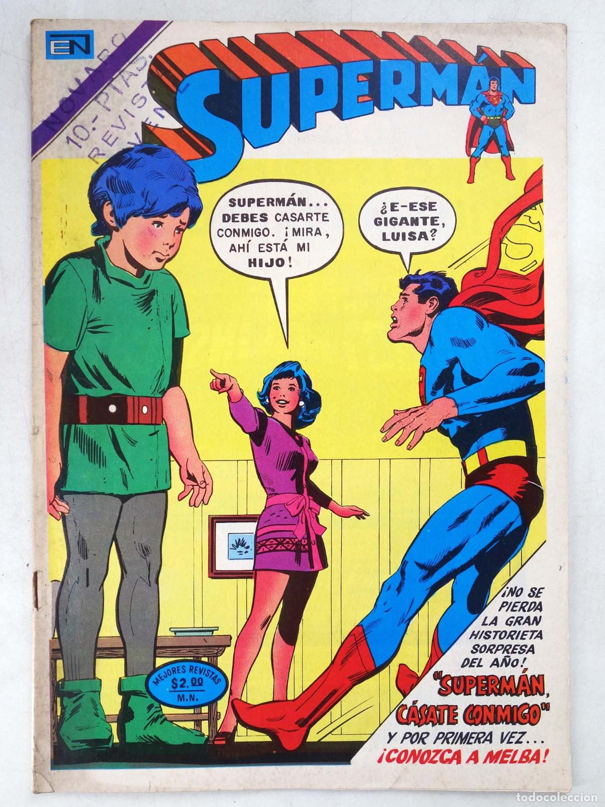 Livros de Banda Desenhada: SUPERMAN NOVARO 981. SUPERM&Aacute;N C&Aacute;SATE CONMIGO (John Rossenberger) Novaro, 1974