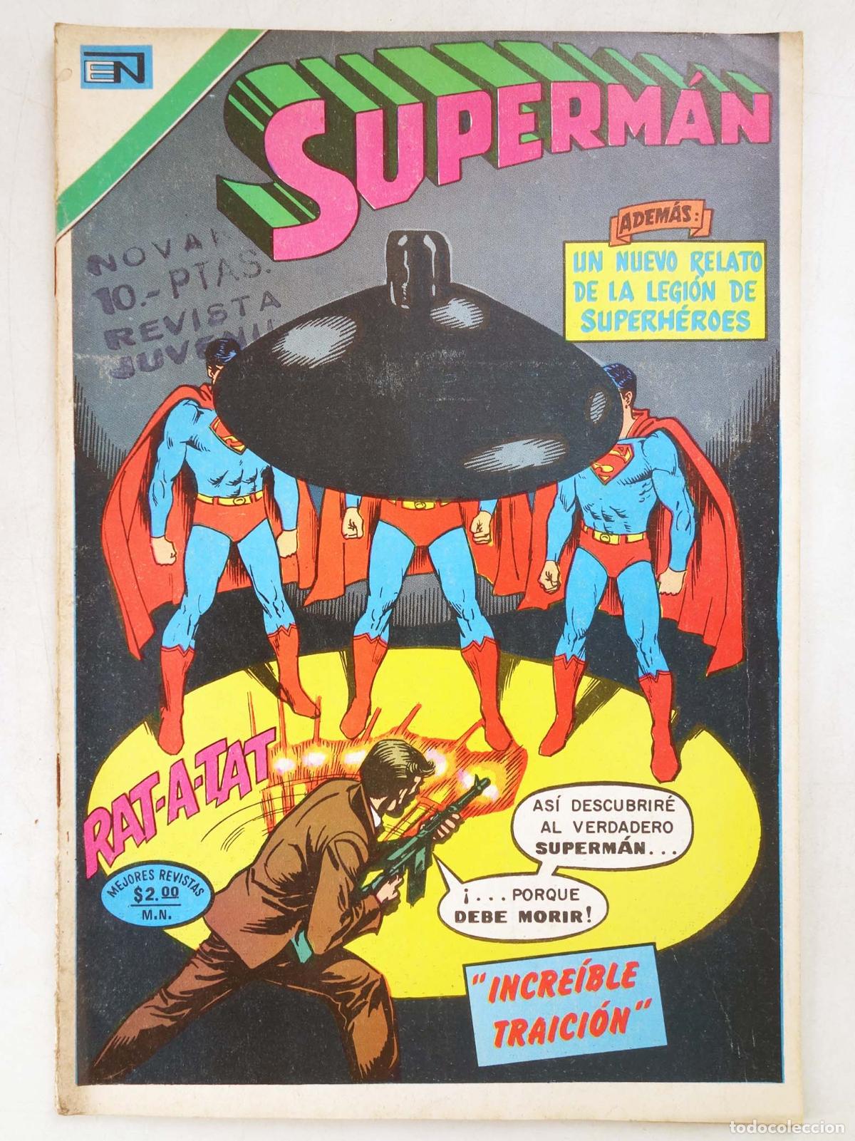 Livros de Banda Desenhada: SUPERMAN NOVARO 965. SUPERM&Aacute;N INCREIBLE TRAICI&Oacute;N (Vvaa) Novaro, 1974