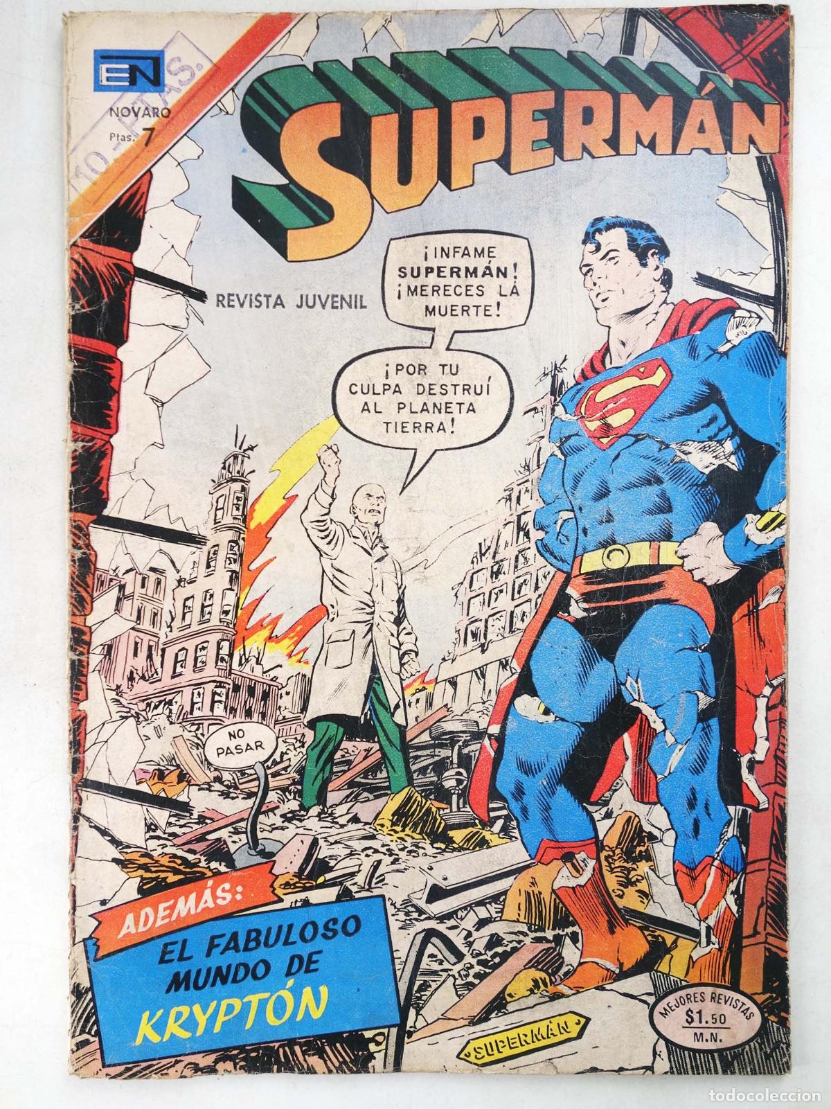 Livros de Banda Desenhada: SUPERMAN NOVARO 937. EL MUNDO FABULOSO DE KRYPTON (Vvaa) Novaro, 1973