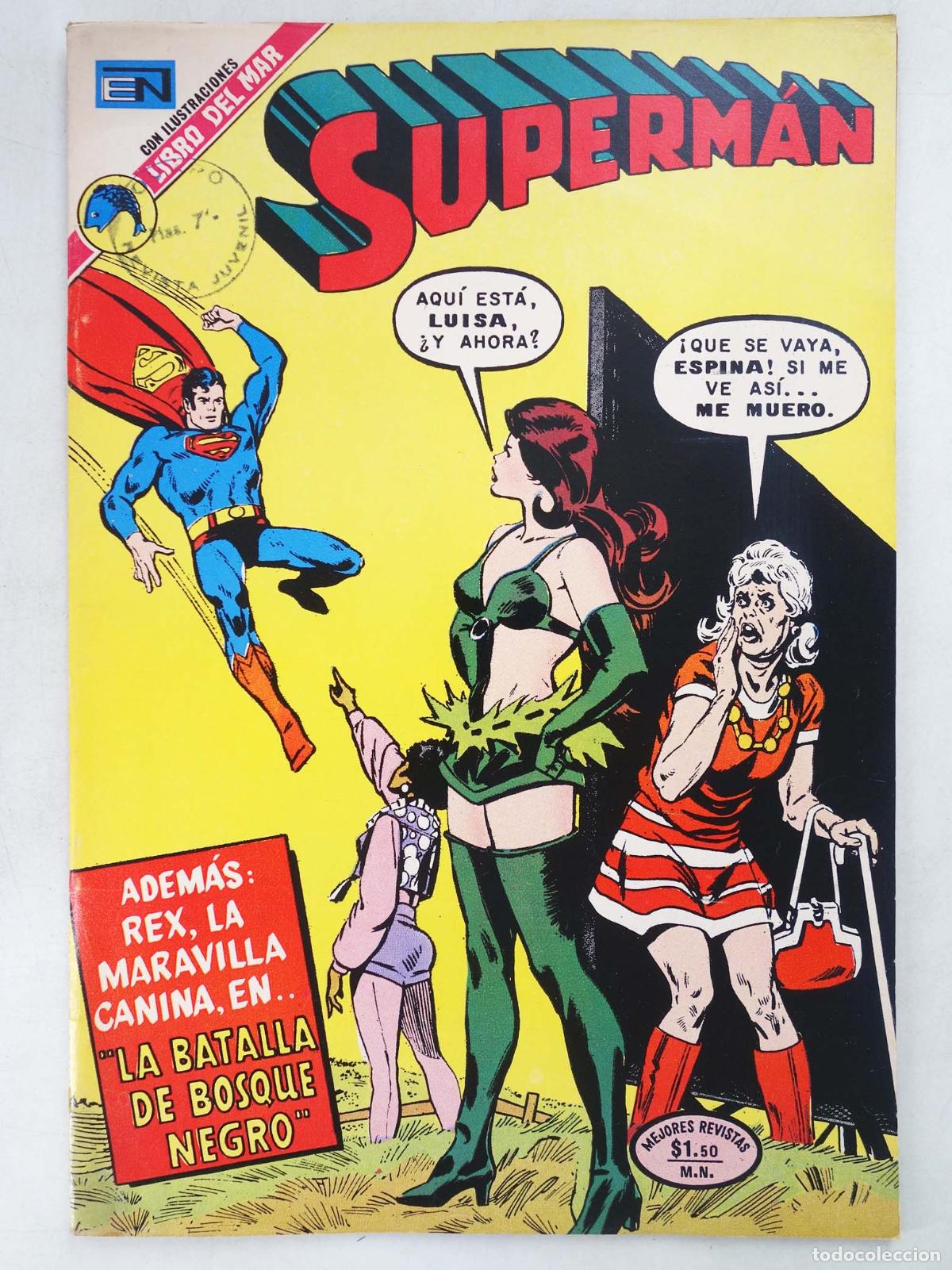 Livros de Banda Desenhada: SUPERMAN NOVARO 919. LA BATALLA DEL BOSQUE NEGRO. Novaro, 1973
