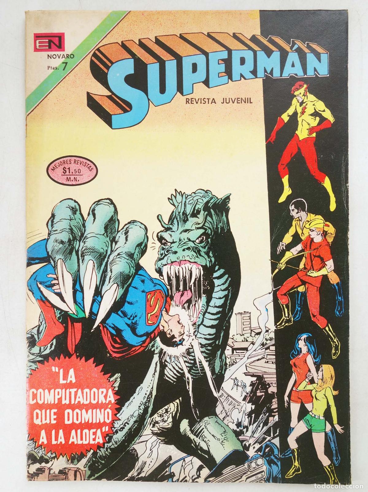 Livros de Banda Desenhada: SUPERMAN NOVARO 930. LA COMPUTADORA QUE DOMIN&Oacute; A LA ALDEA (Vvaa) Novaro, 1973