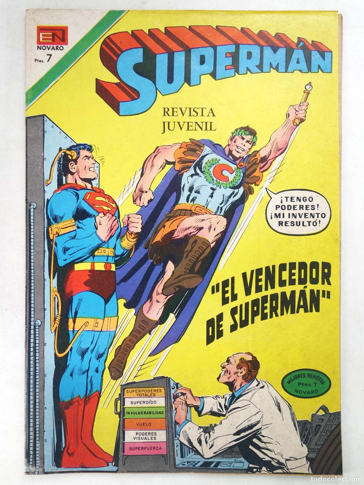 Livros de Banda Desenhada: SUPERMAN NOVARO 891. EL VENCEDOR DE SUPERM&Aacute;N. Novaro, 1972