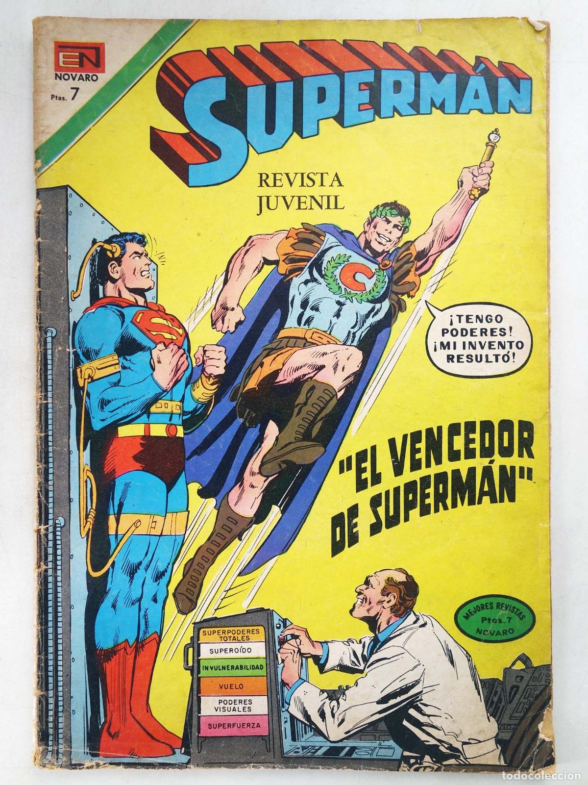 Livros de Banda Desenhada: SUPERMAN NOVARO 891. EL VENCEDOR DE SUPERM&Aacute;N. Novaro, 1972