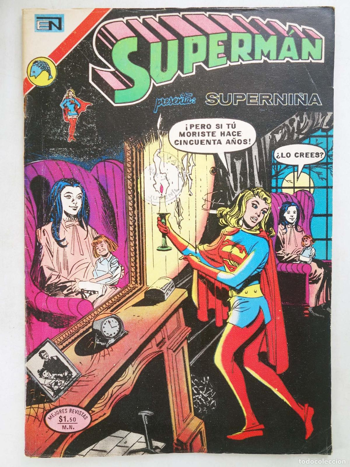 Tebeos: SUPERMAN NOVARO 893. SUPERNI&Ntilde;A. Novaro, 1972