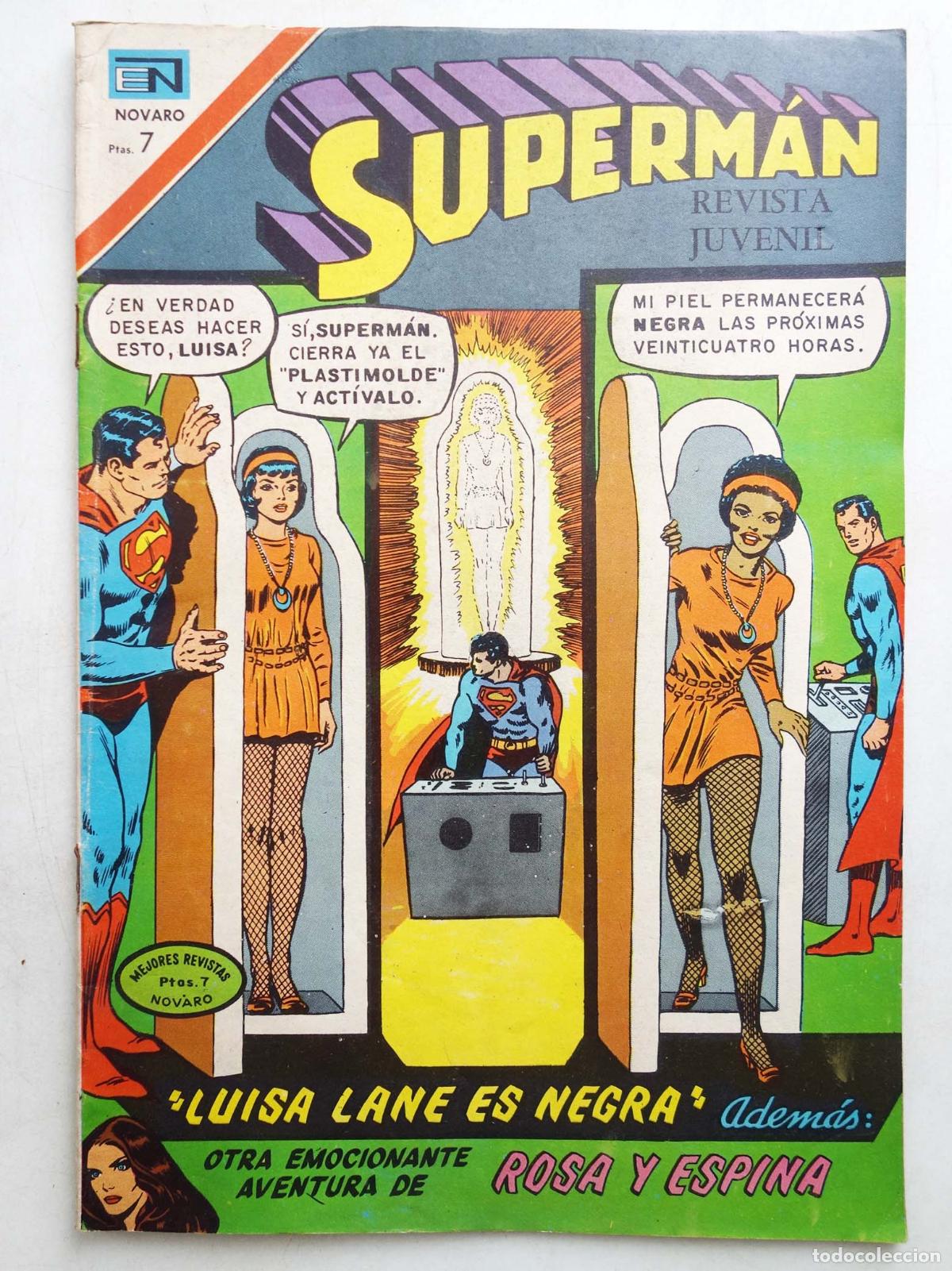 Tebeos: SUPERMAN NOVARO 851. LUISA LANE ES NEGRA (Bob Kanigher/Ross Andru/Werner Roth) Novaro, 1972