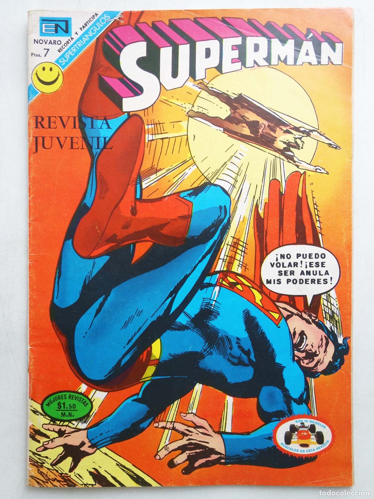 Tebeos: SUPERMAN NOVARO 865. SUPERM&Aacute;N (Curt Swan/Denny O'Neil/E. N. Bridwell) Novaro, 1972