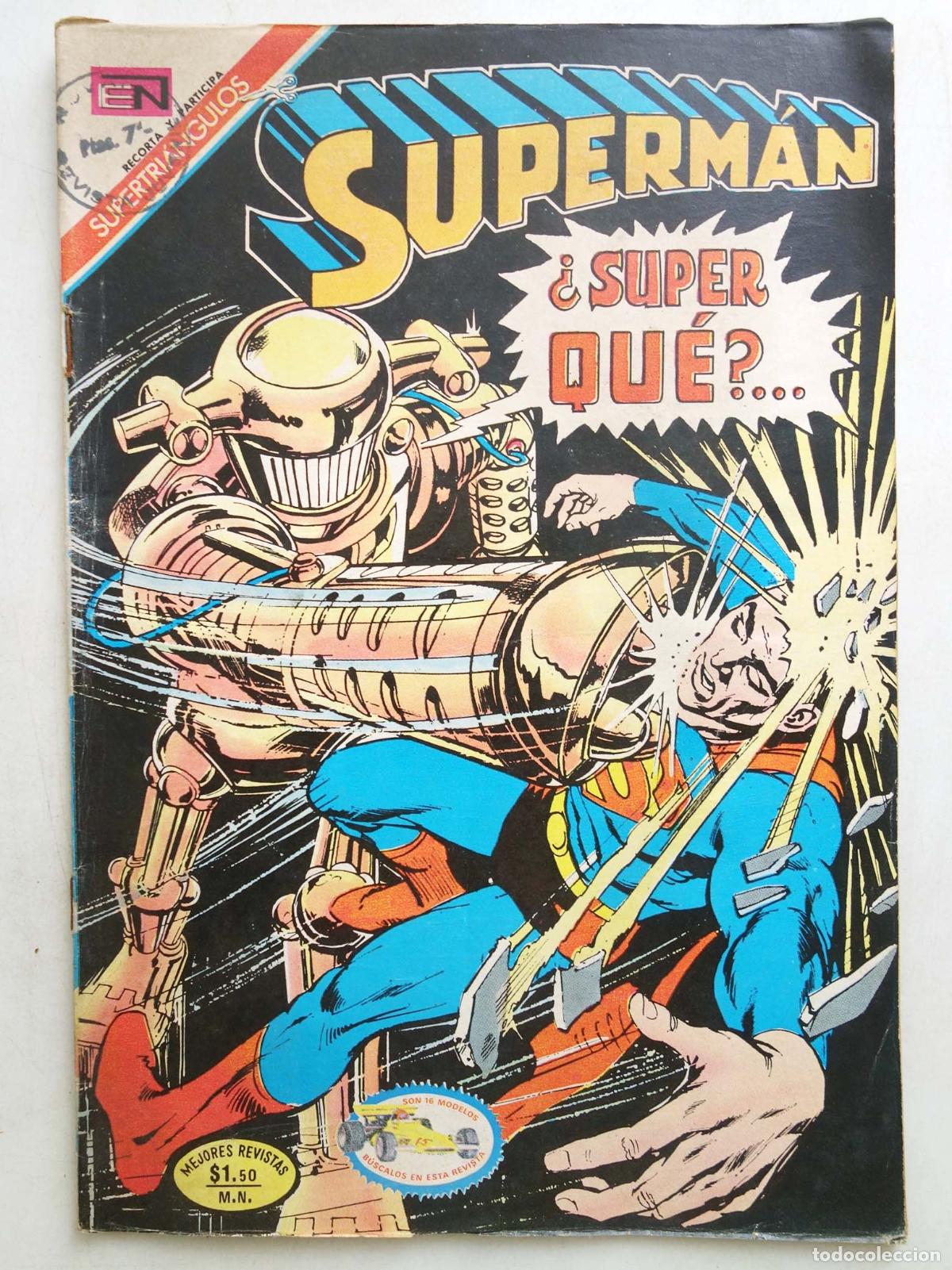Tebeos: SUPERMAN NOVARO 852. SUPER QU&Eacute;?... (Curt Swan/Cary Bates) Novaro, 1972