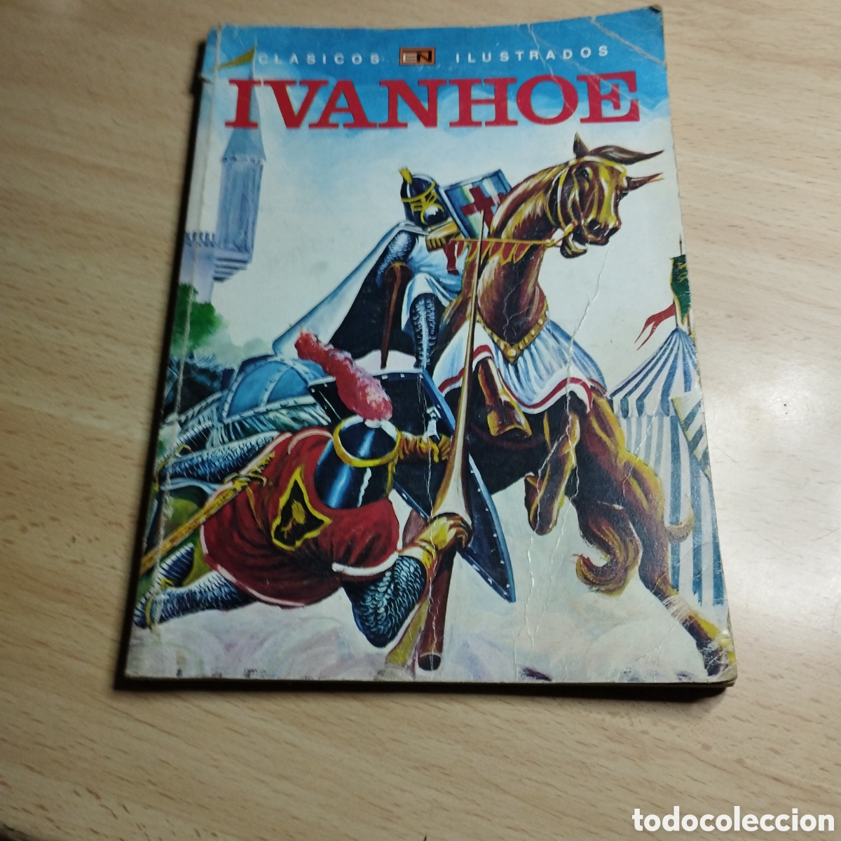 Tebeos: Ivanhoe. Cl&aacute;sicos ilustrados. 1980. Editorial Novaro.