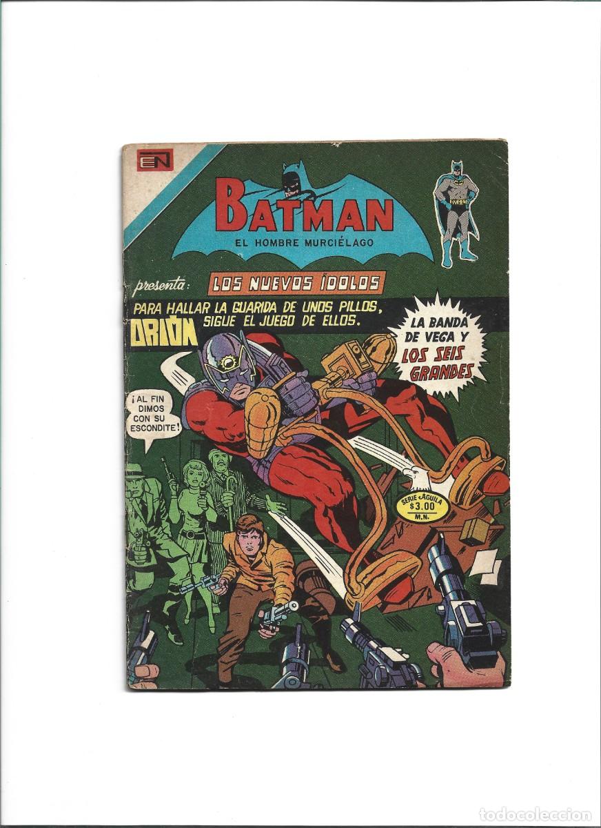 Tebeos: BATMAN N&ordm; 824 (1976) &ndash; SERIE AGU&Iacute;LA &ndash; EDITORIAL NOVARO M&Eacute;XICO