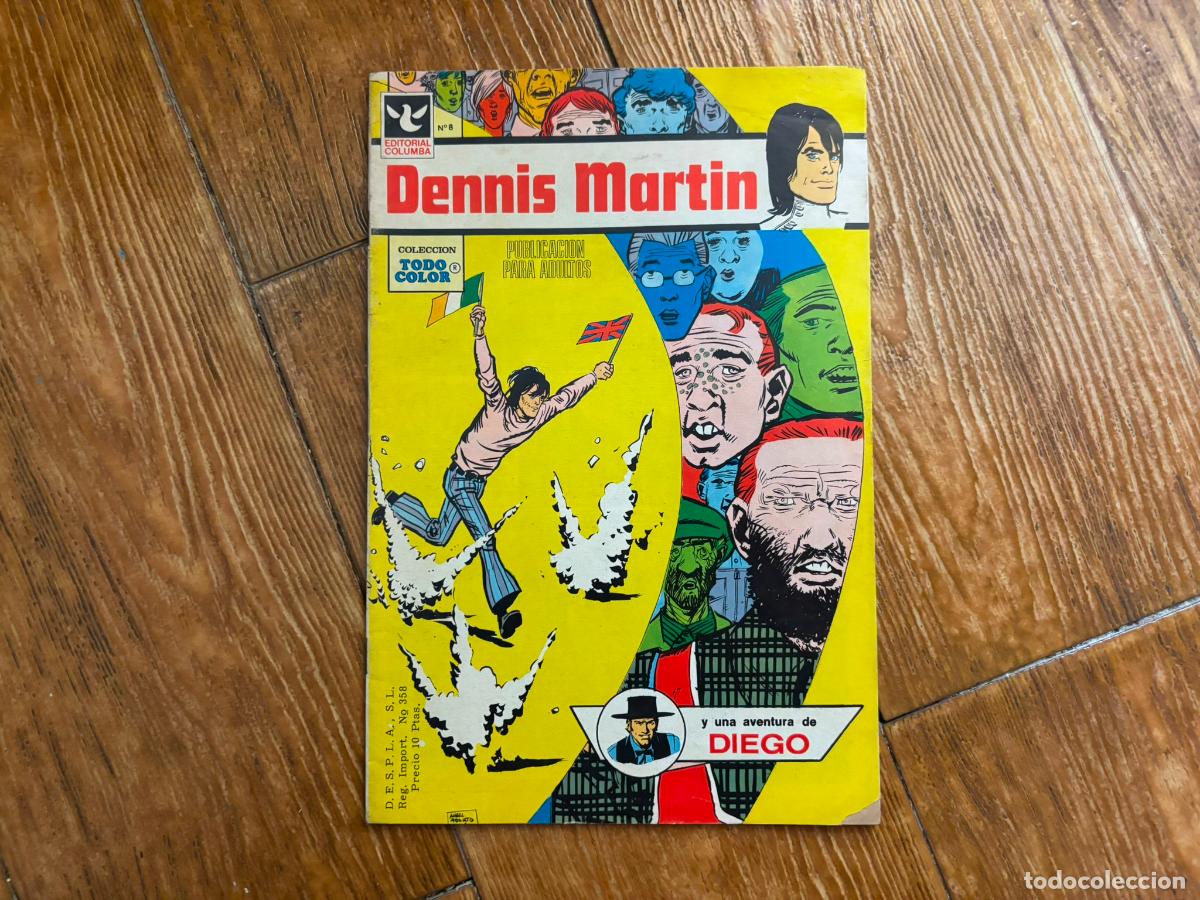 Tebeos: DENNIS MARTIN N&ordm; 8 EDITORIAL COLUMBA