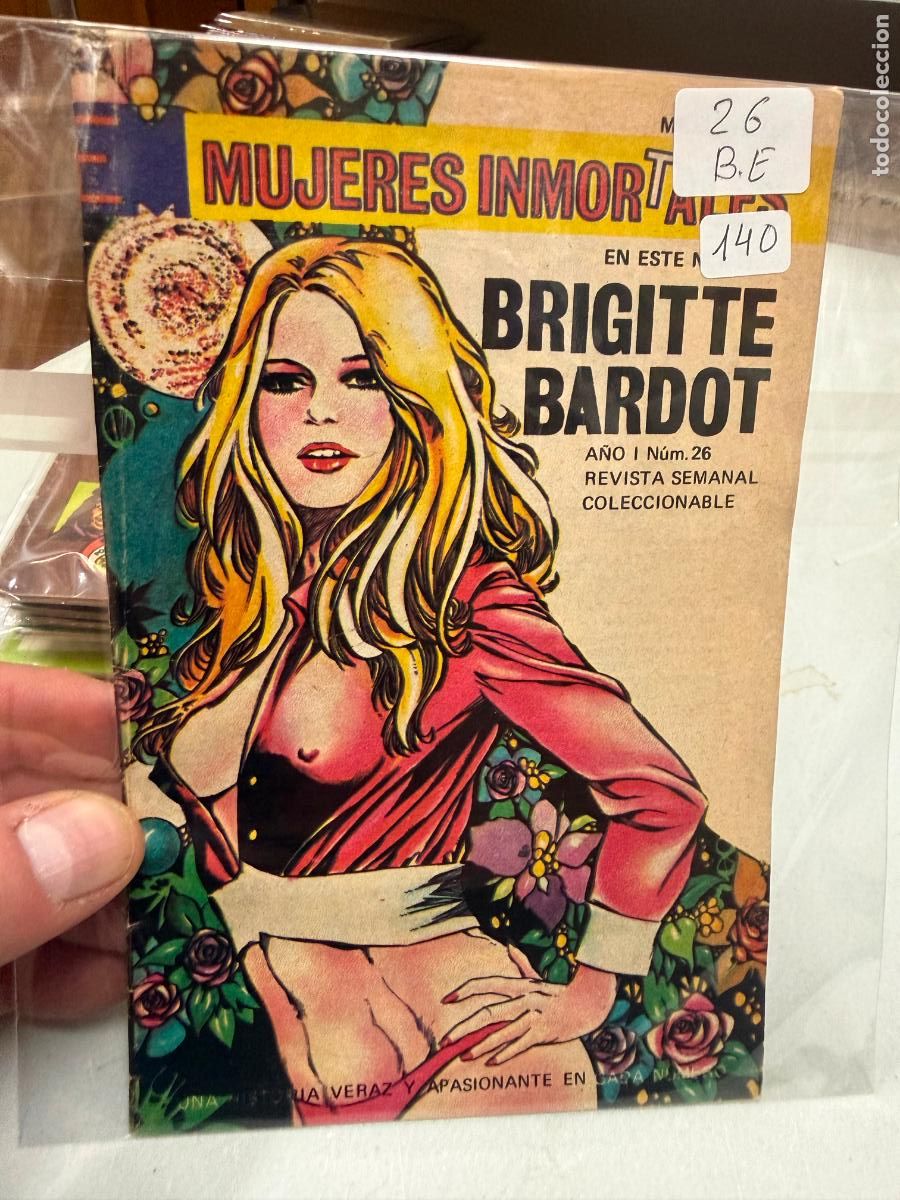 Tebeos: MUJERES INMORTALES PRESENTA A BRIGITTE BARDOT NUMERO 26