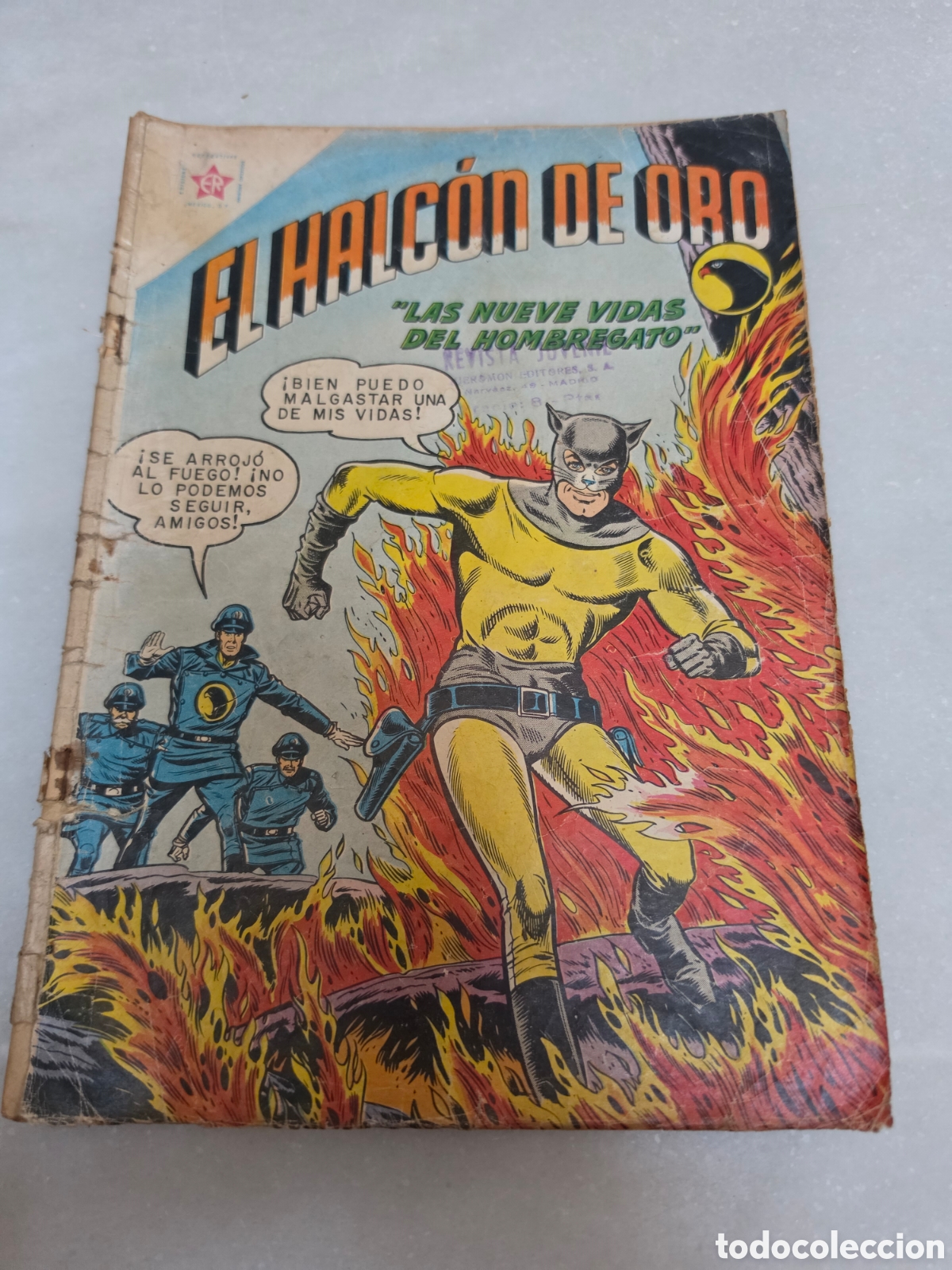 Tebeos: EL HALC&Oacute;N DE ORO. NOVARO. A&Ntilde;O II. N&deg;22. A&Ntilde;O 1959.