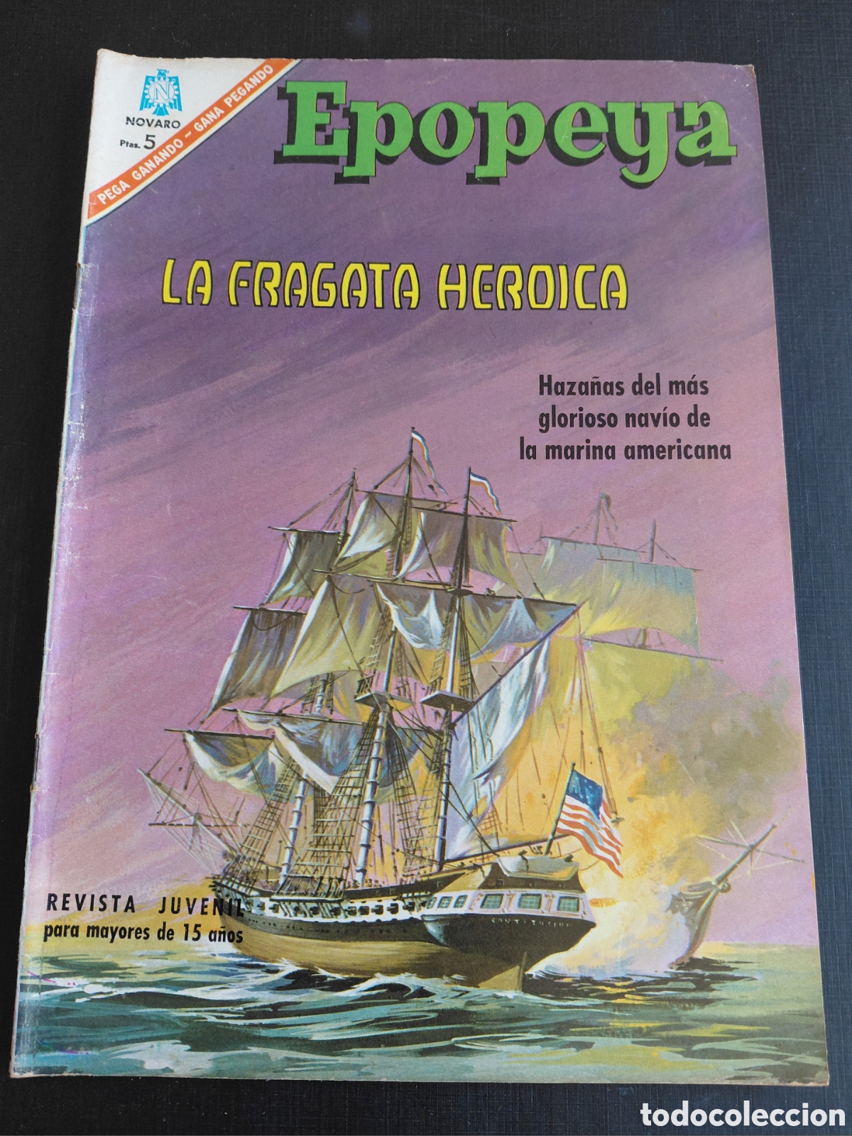 Tebeos: NOVARO-EPOPEYA-N&deg; 103 -LA FRAGATA HEROICA- 1966