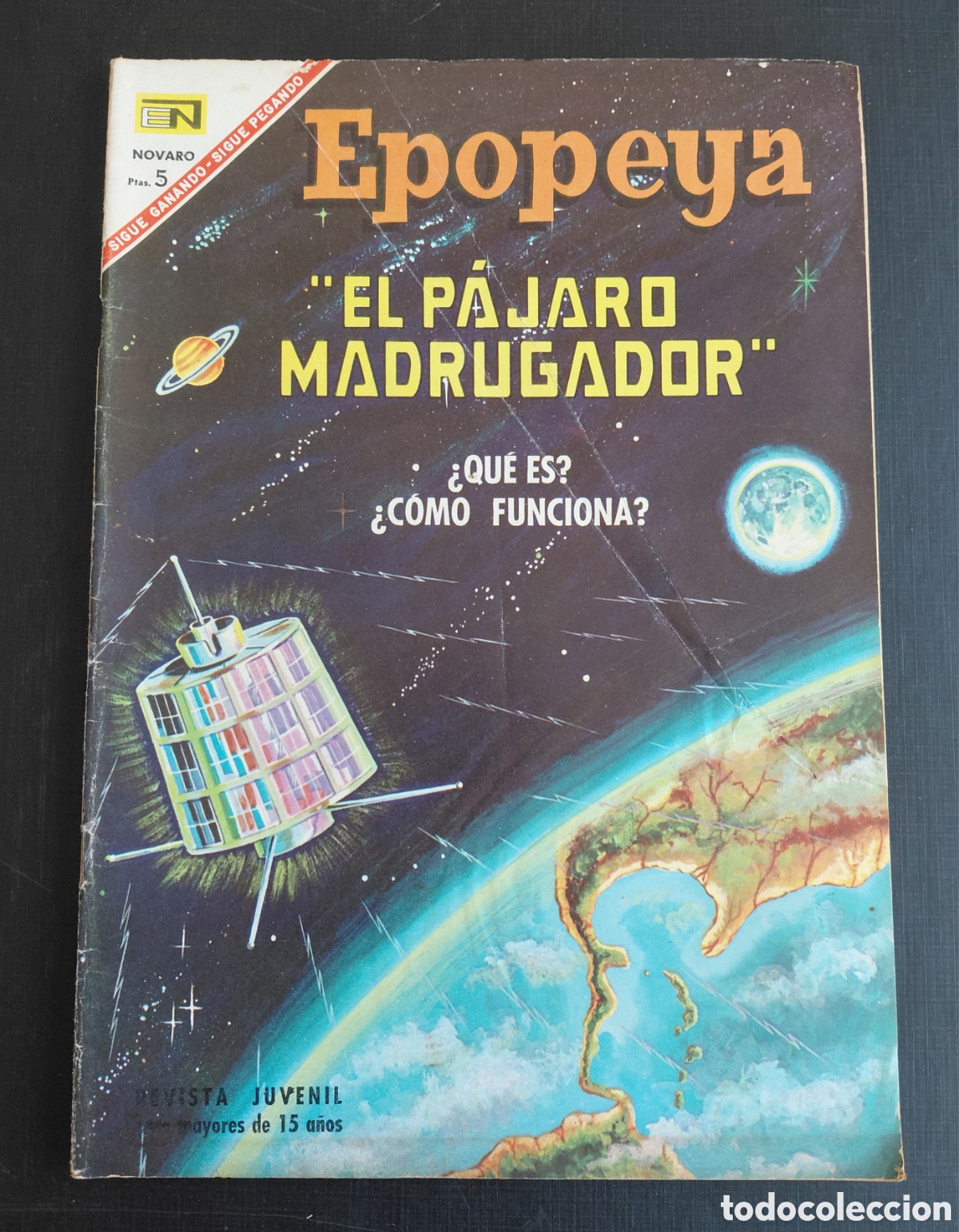 Tebeos: NOVARO-EPOPEYA-N&deg;107-EL P&Aacute;JARO MADRUGADOR-1967