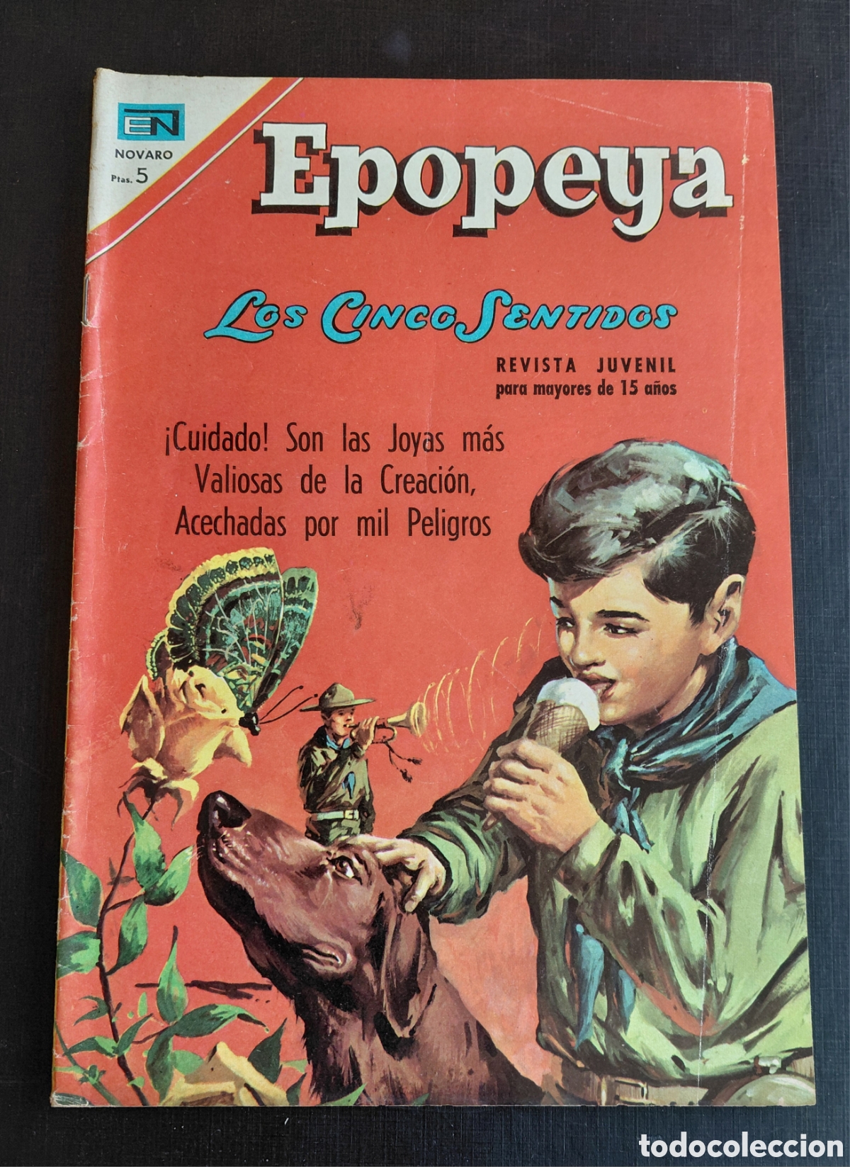 Tebeos: NOVARO-EPOPEYA-N&deg;114- LOS CINCO SENTIDOS- 1967