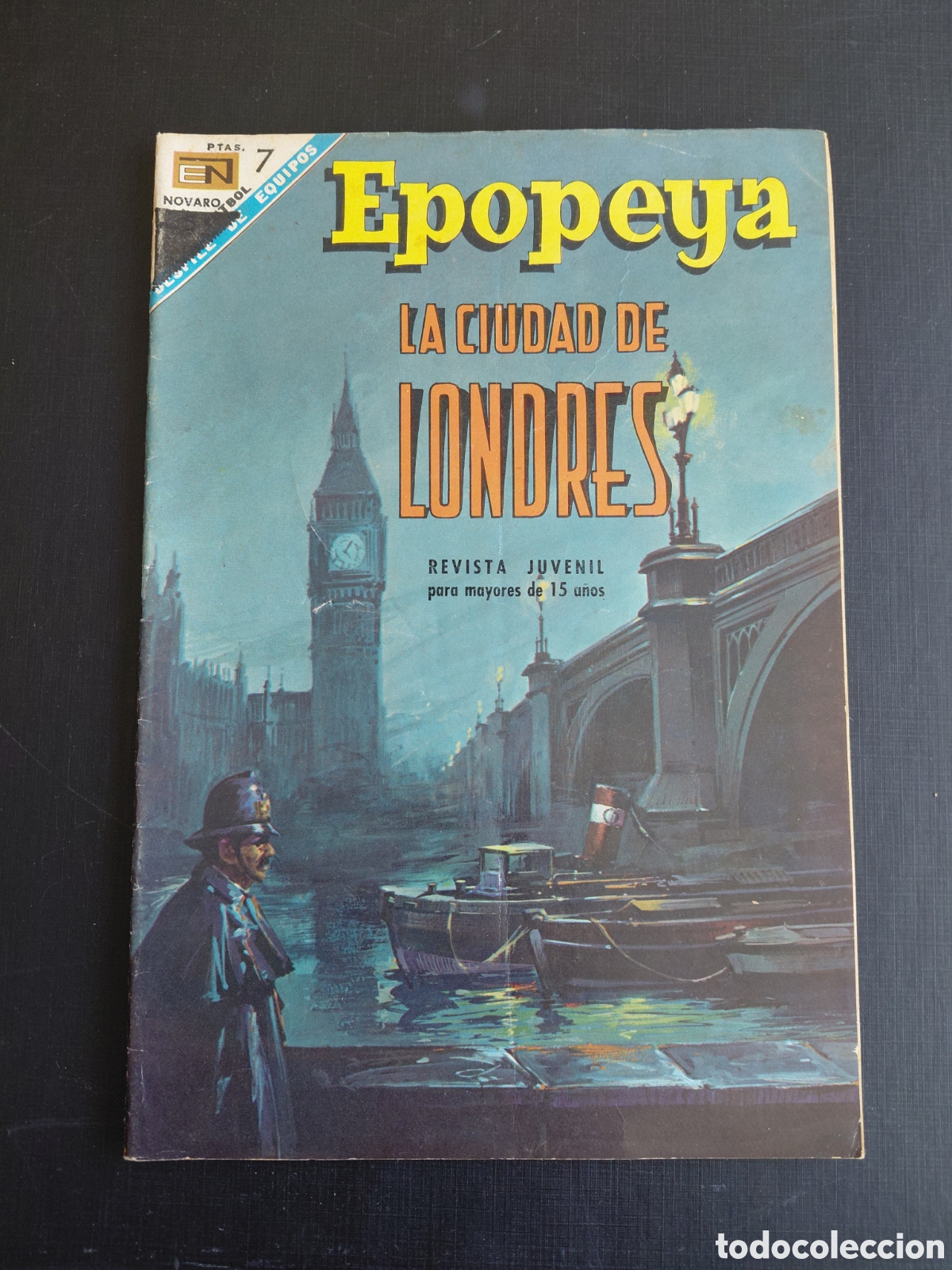 Tebeos: NOVARO- EPOPEYA- N&deg;116- LA CIUDAD DE LONDRES- 1968