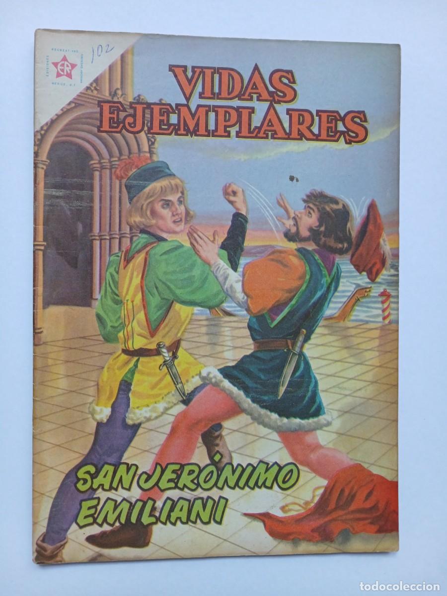 Tebeos: Vidas Ejemplares n&deg; 102 (1961) - San Jer&oacute;nimo Emiliani! - original editorial Novaro