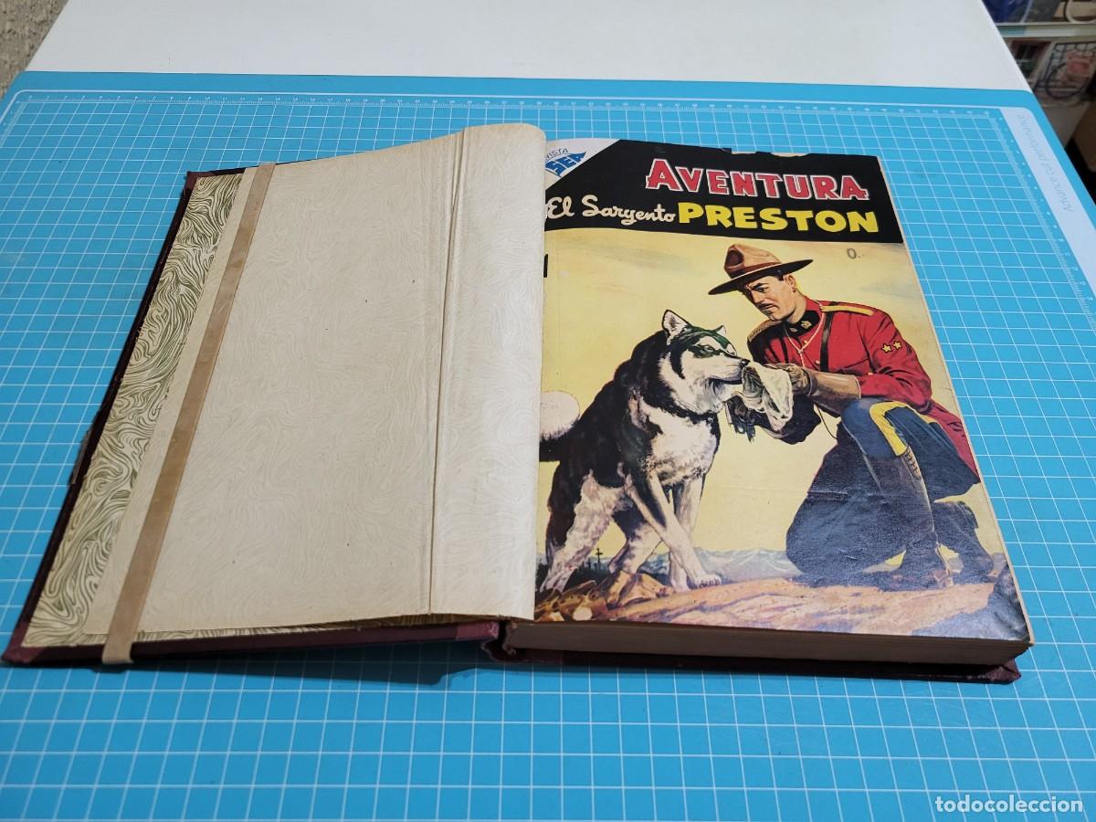 Tebeos: Aventura, el Sargento Preston. Tomo con 11 n&uacute;meros. Novaro. AL.