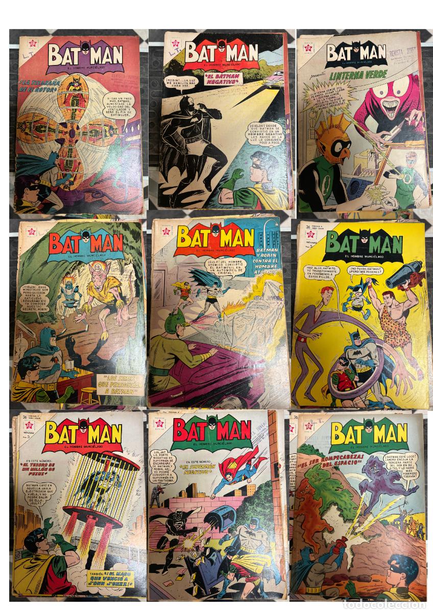 Tebeos: Lote 16 comics Batman Novaro originales a&ntilde;os 60-70