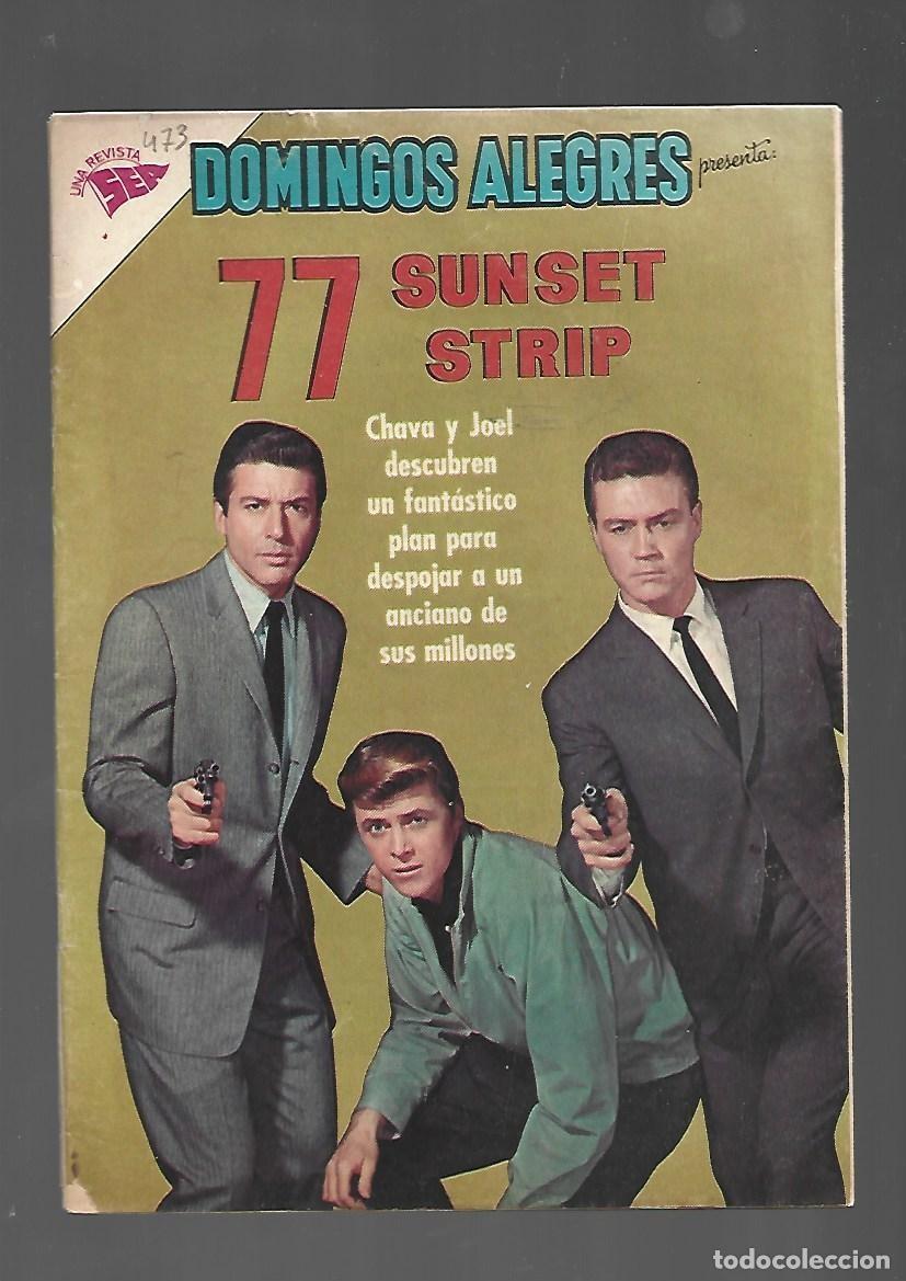 Tebeos: Domingos alegres, 473: 77 Sunset strip, 1963, SEA, buen estado