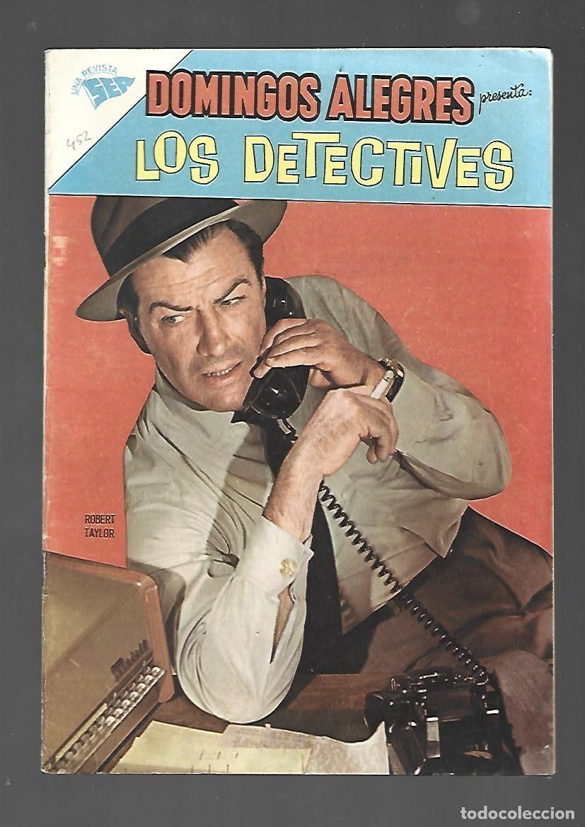 Tebeos: Domingos alegres, 452: los detectives 1962, SEA, muy buen estado