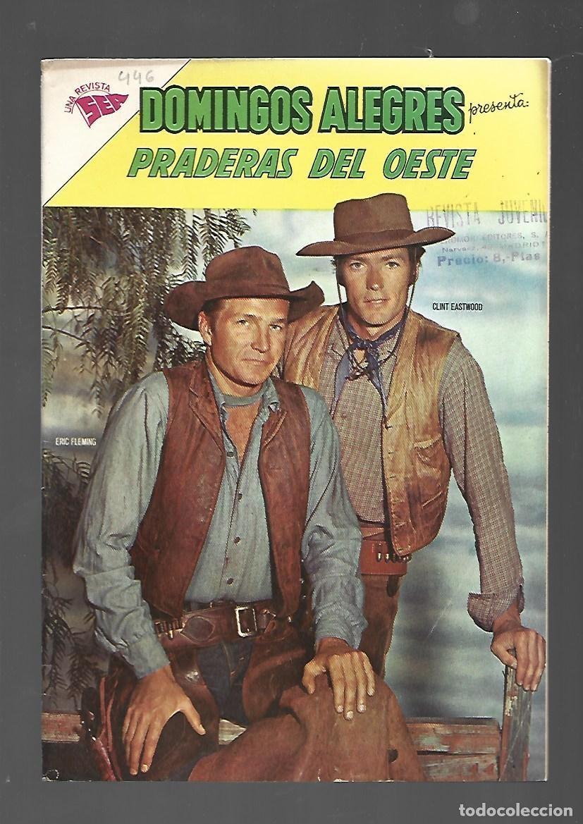 Tebeos: Domingos alegres, 446: praderas del oeste, 1962, SEA, muy buen estado