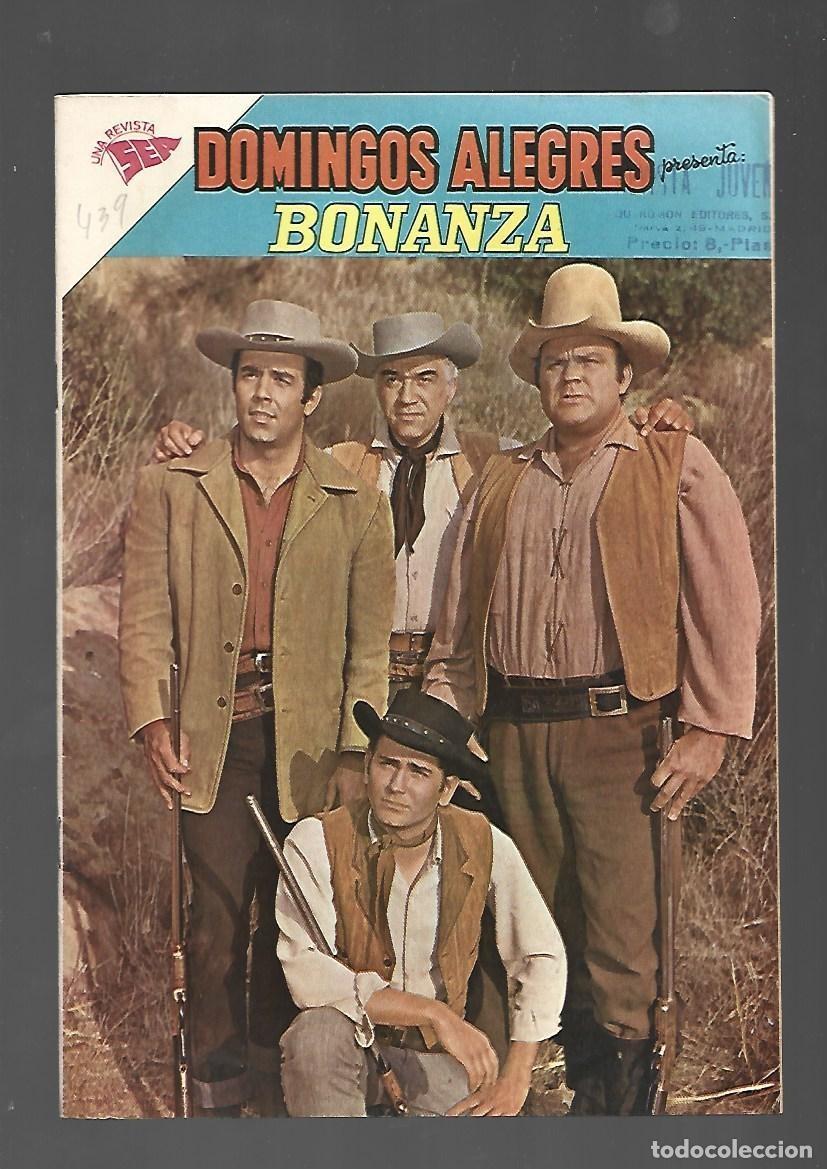 Tebeos: Domingos alegres, 439: Bonanza, 1962, SEA, muy buen estado