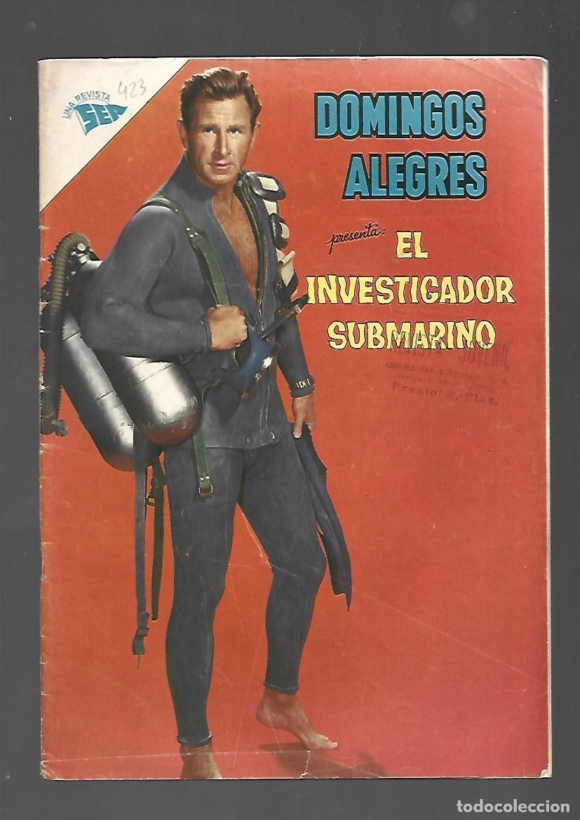 Comics: Domingos alegres, 423: el investigador submarino, 1962, SEA, buen estado