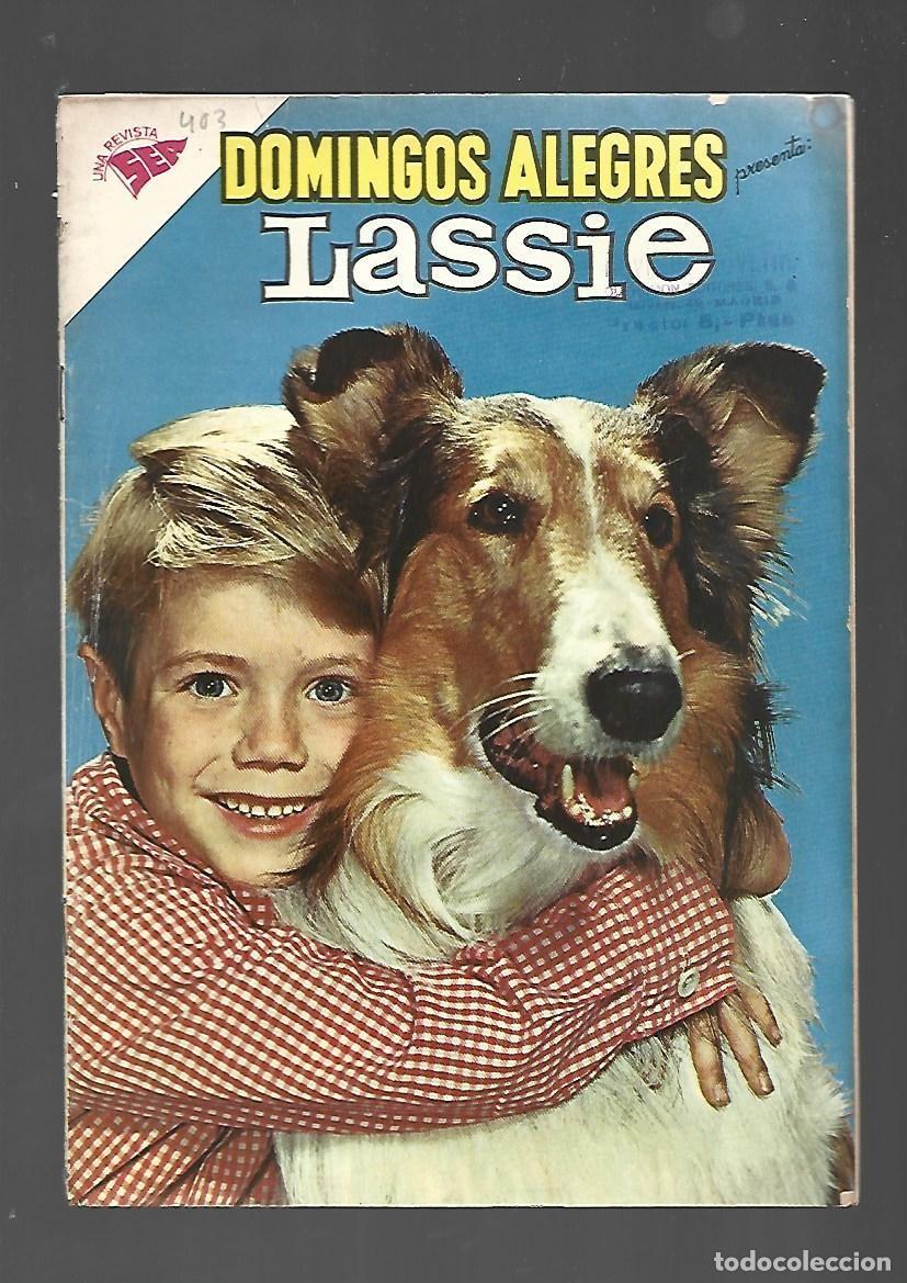 Comics: Domingos alegres, 403: Lassie, 1961, SEA, buen estado