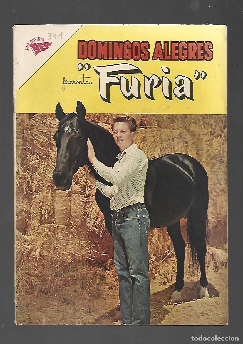 Tebeos: Domingos alegres, 391: Furia, 1961, SEA, muy buen estado