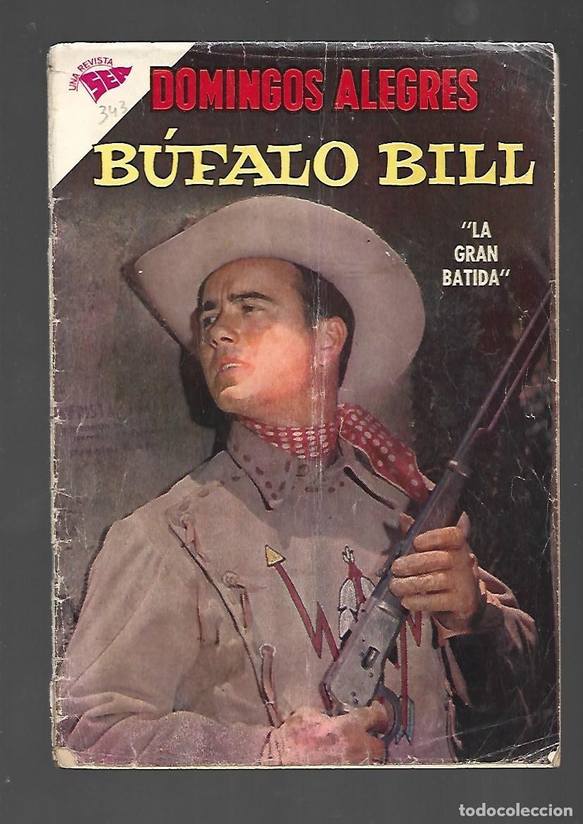 Tebeos: Domingos alegres, 343: B&uacute;falo Bill, 1960, SEA.