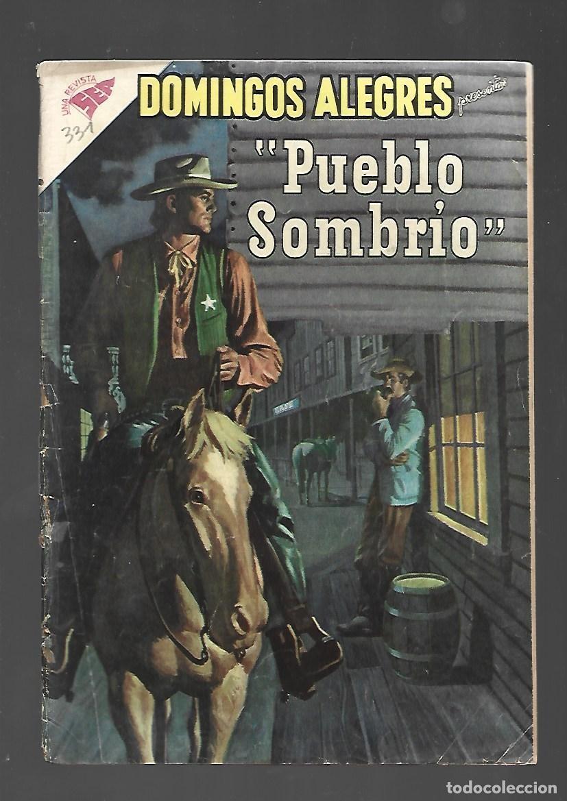 Tebeos: Domingos alegres, 331: pueblo sombr&iacute;o, 1960, SEA, buen estado