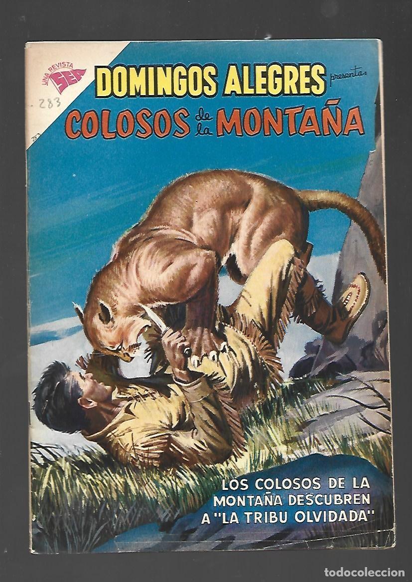 Tebeos: Domingos alegres, 283: colosos de la monta&ntilde;a, 1959, SEA, muy buen estado