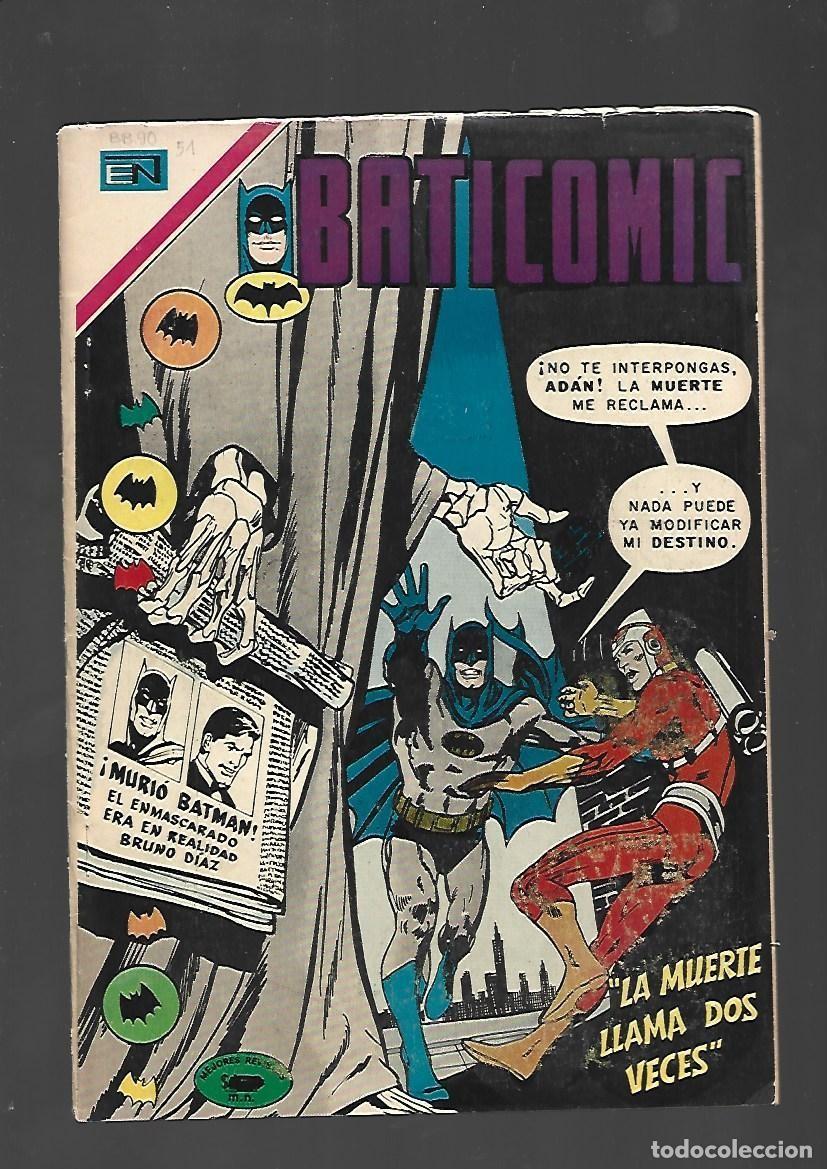 Tebeos: Baticomic, 51: la muerte llama dos veces, 1971, buen estado