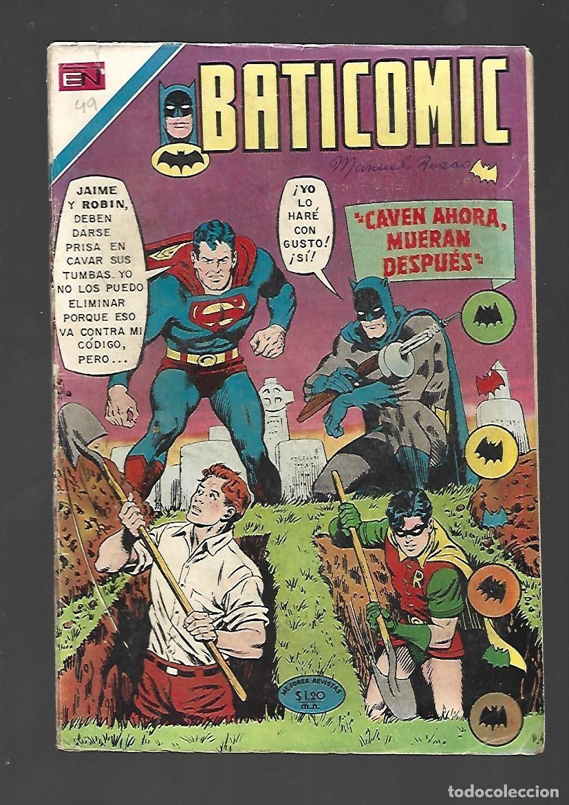 Tebeos: Baticomic, 49: caven ahora, mueran despu&eacute;s, 1971, Novaro, buen estado