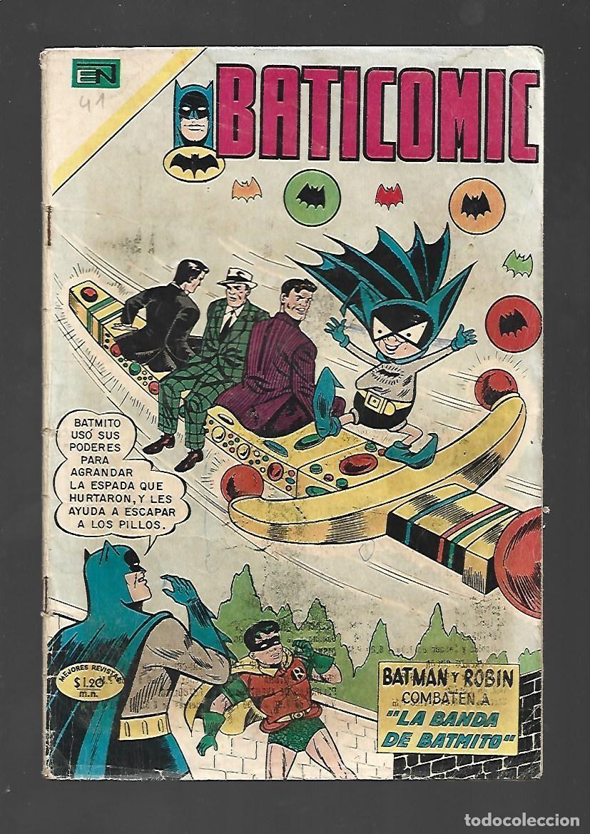 Giornalini: Baticomic, 41: la banda de Batmito, 1970, Novaro, buen estado