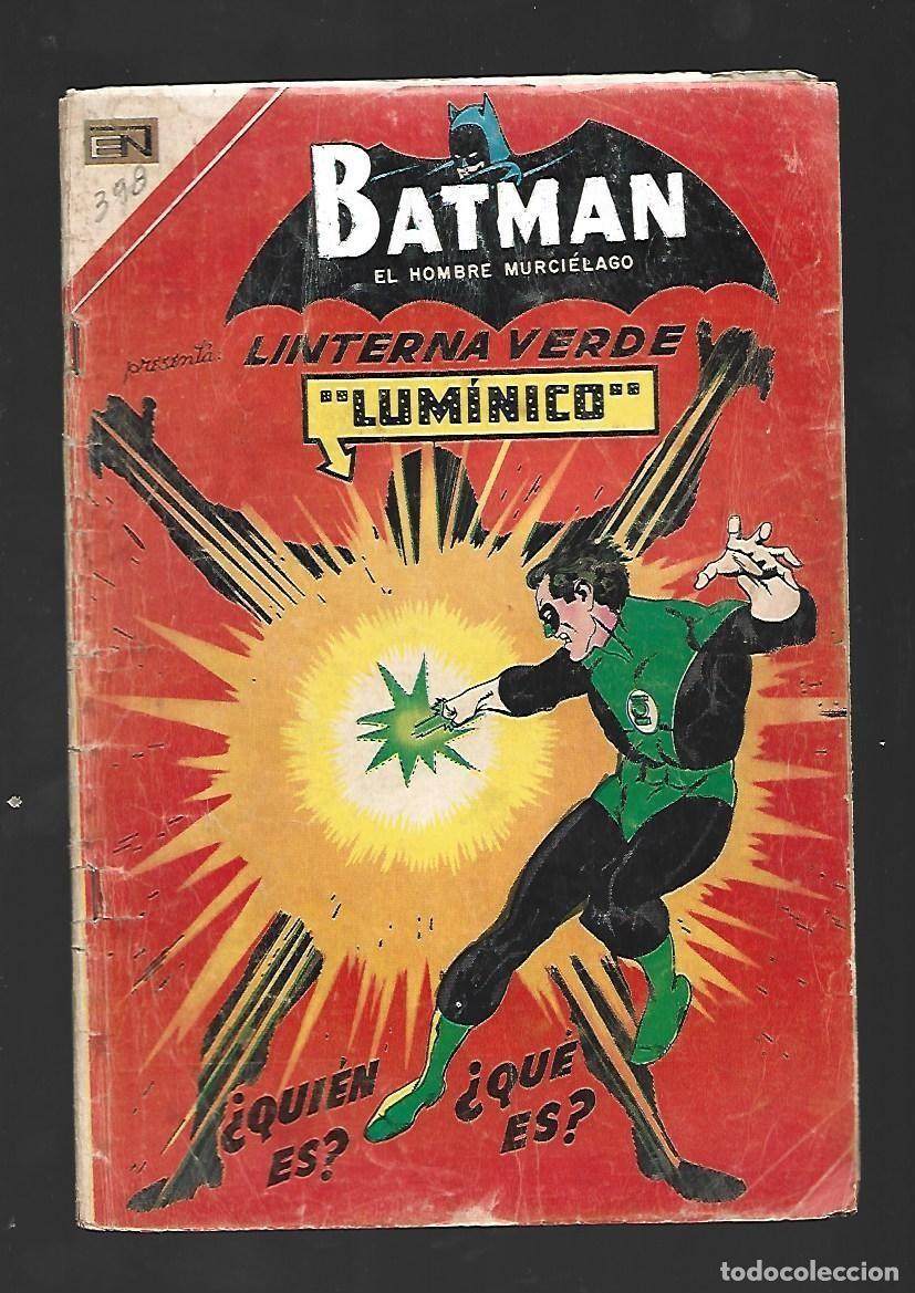 Tebeos: Batman, 398, Linterna Verde: Lum&iacute;nico, 1967, Novaro, buen estado