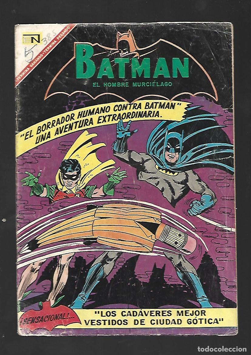 Tebeos: Batman, 384: el borrador humano contra Batman, 1967, Novaro, buen estado