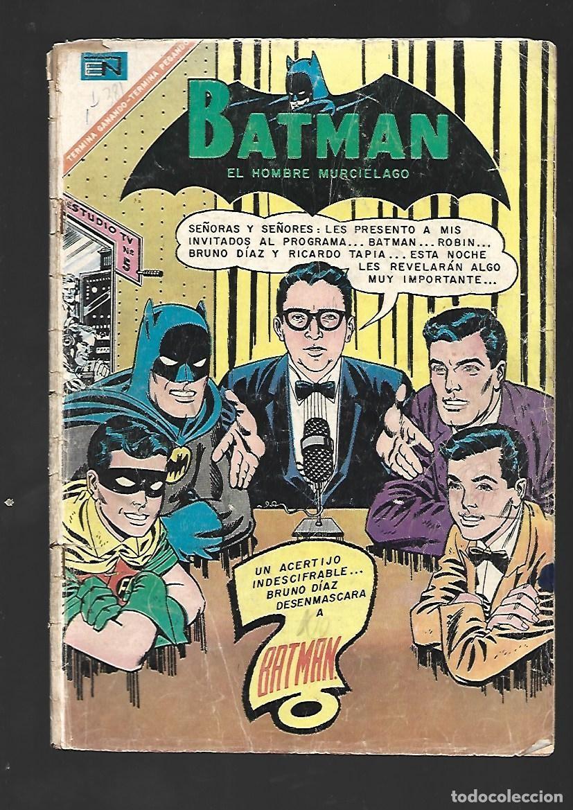 Tebeos: Batman, 381, 1967, Novaro.