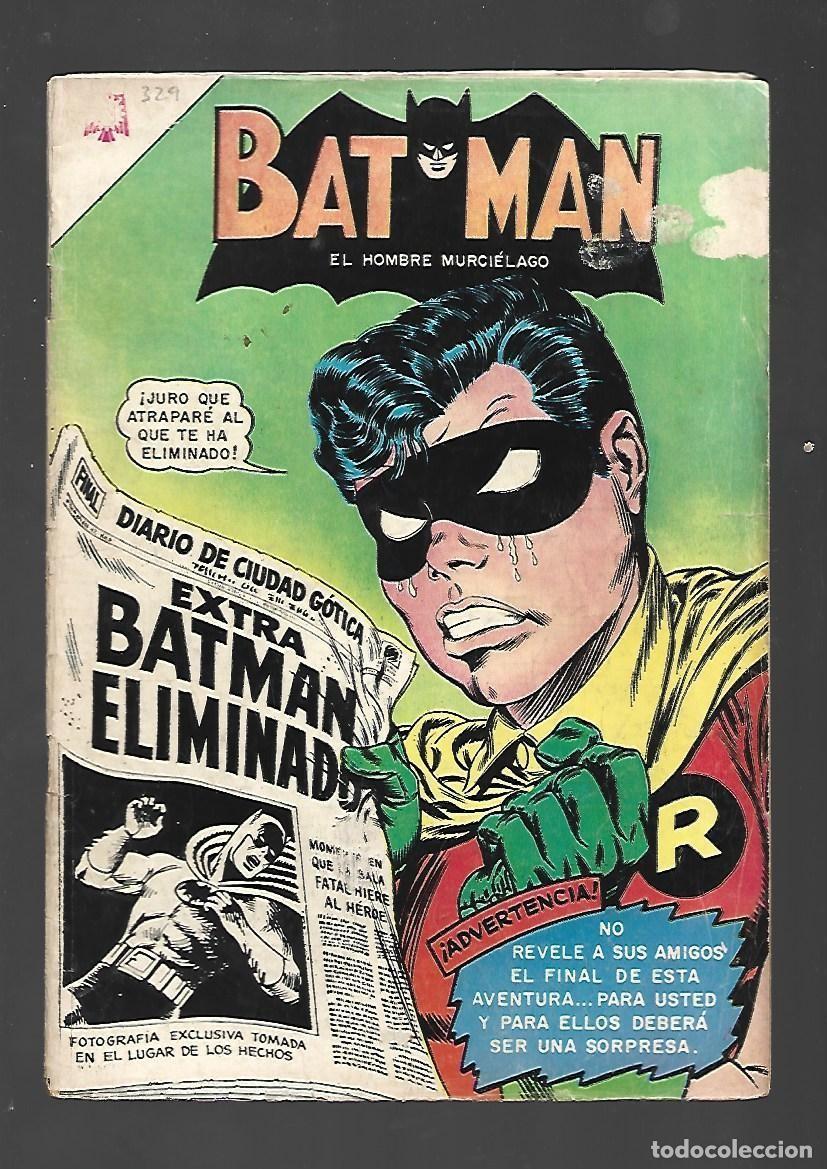 Tebeos: Batman, 329, 1966, Novaro.