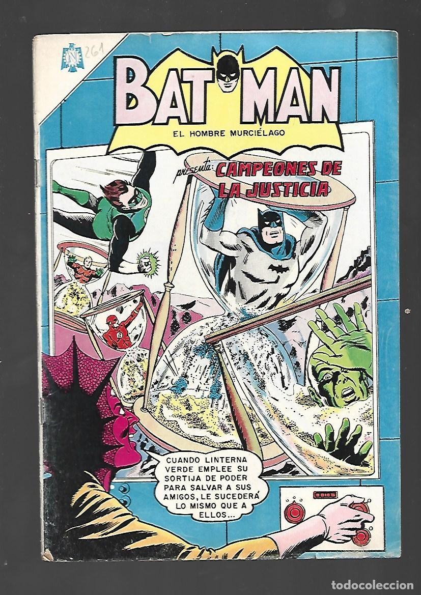 Giornalini: Batman, 261: Campeones de la Justicia, 1965, Novaro., muy buen estado