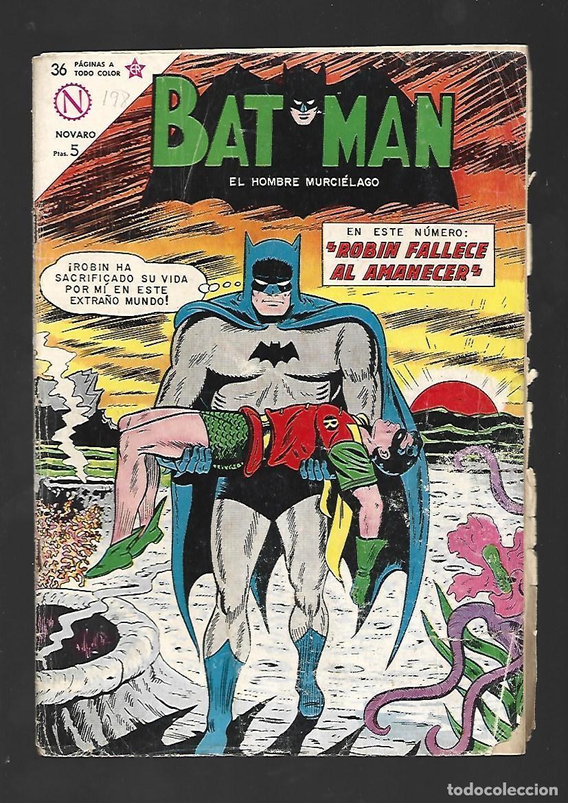 Tebeos: Batman, 198: Robin fallece al amanecer, 1963, Novaro.
