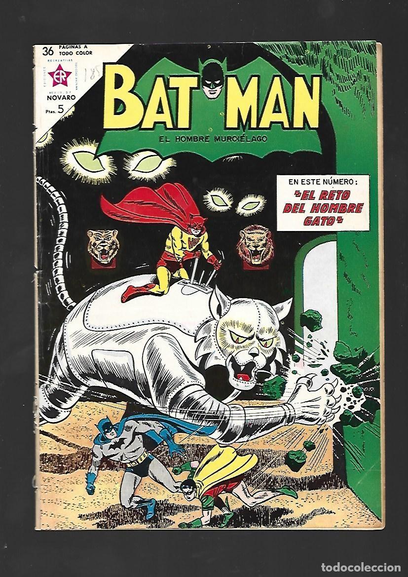 Tebeos: Batman, 185: el reto del hombre gato, 1963, Novaro, encuadernaci&oacute;n